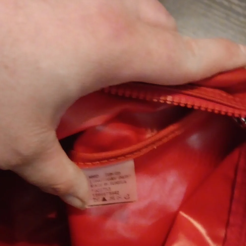 Longchamp Le Pliage Red Tote Bag EUC - Picture 10 of 14